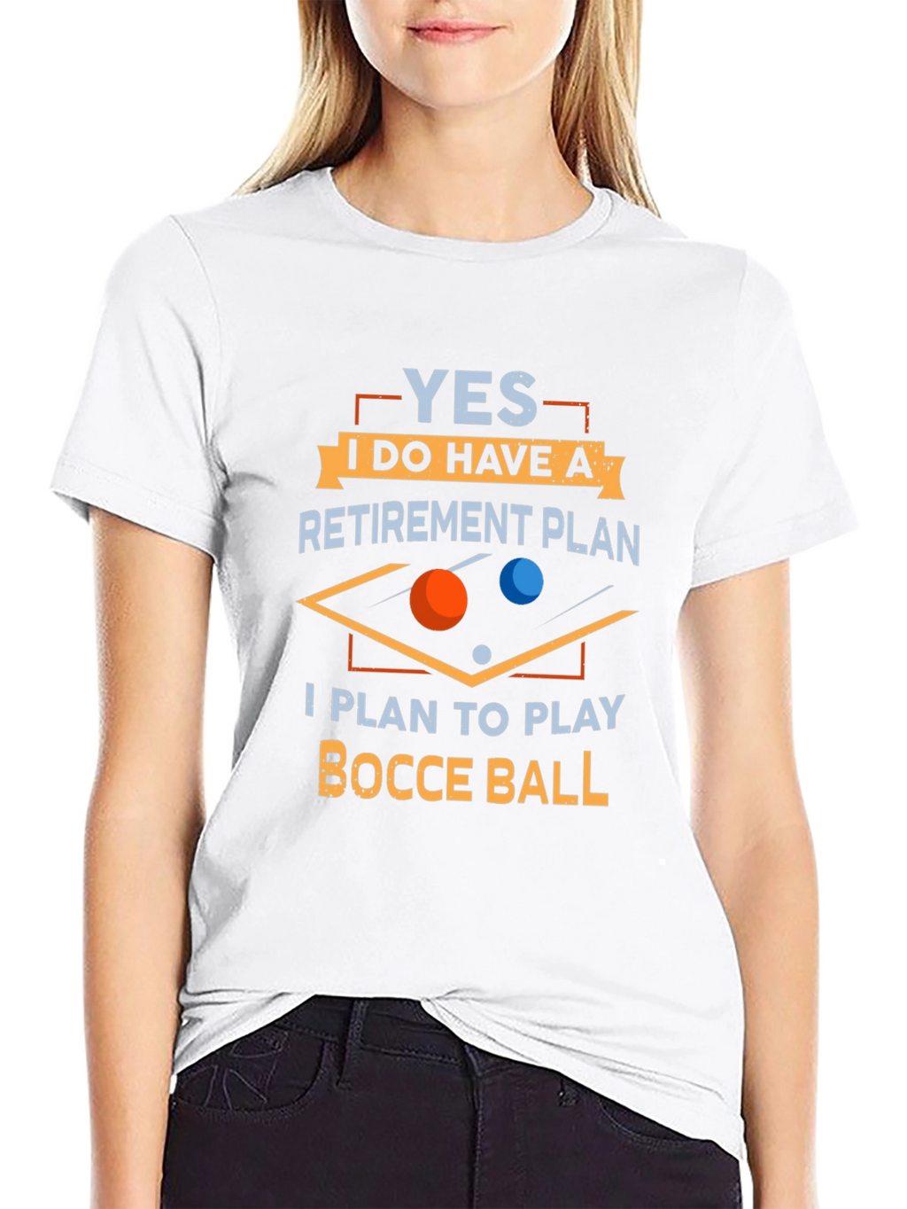 Funny Bocce Ball Retirement Plan T-Shirt