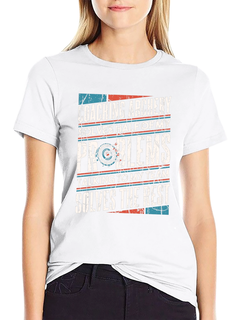 Archery Coaching T-Shirt - Problem Solver Team Apparel
