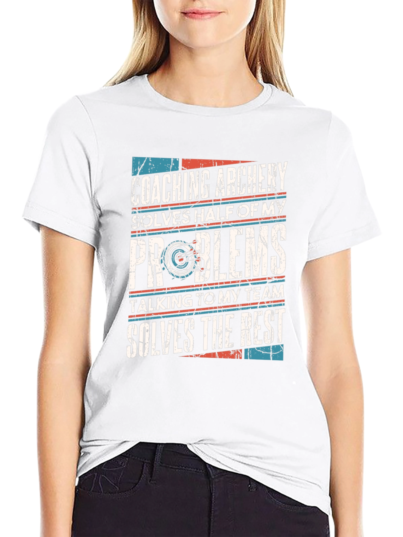 Archery Coaching T-Shirt - Problem Solver Team Apparel