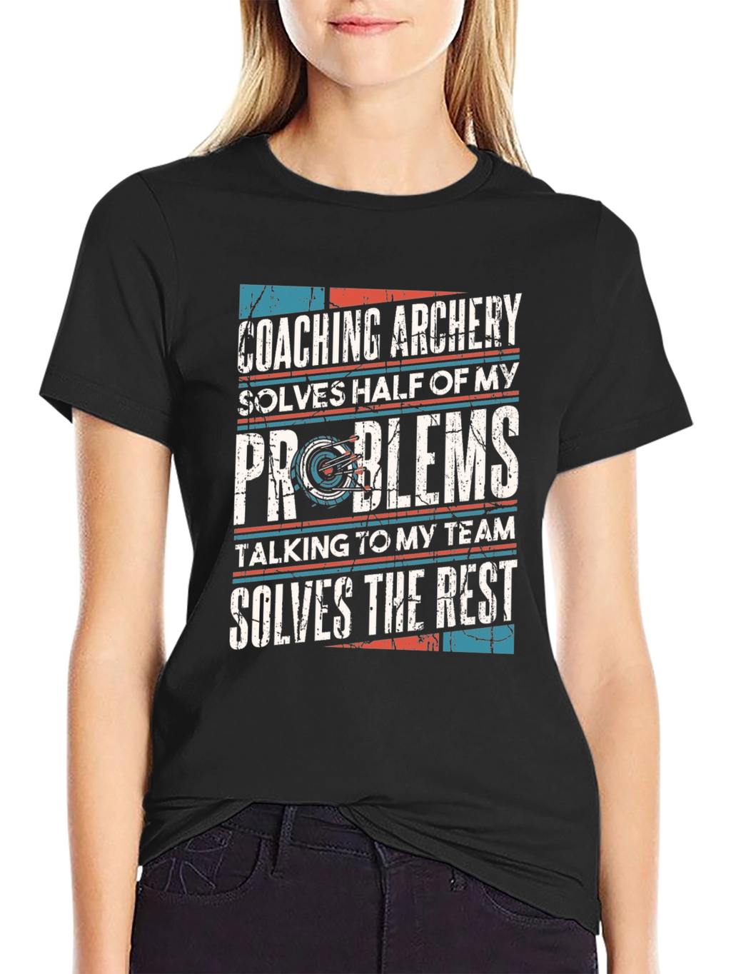 Archery Coaching T-Shirt - Problem Solver Team Apparel