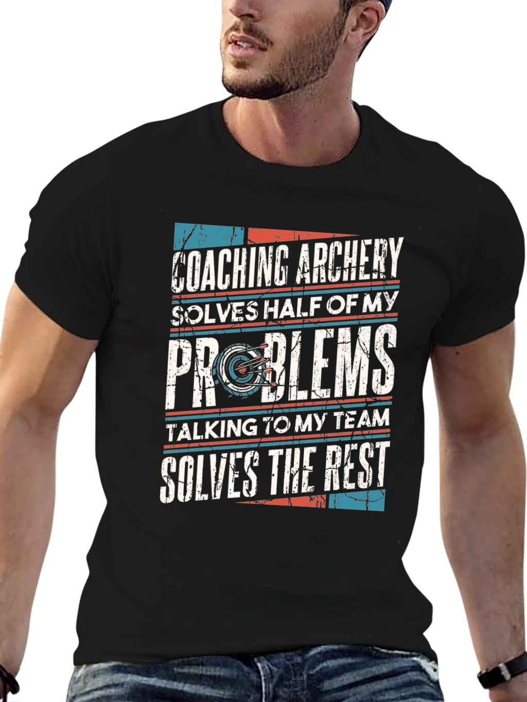 Archery Coaching T-Shirt - Problem Solver Team Apparel