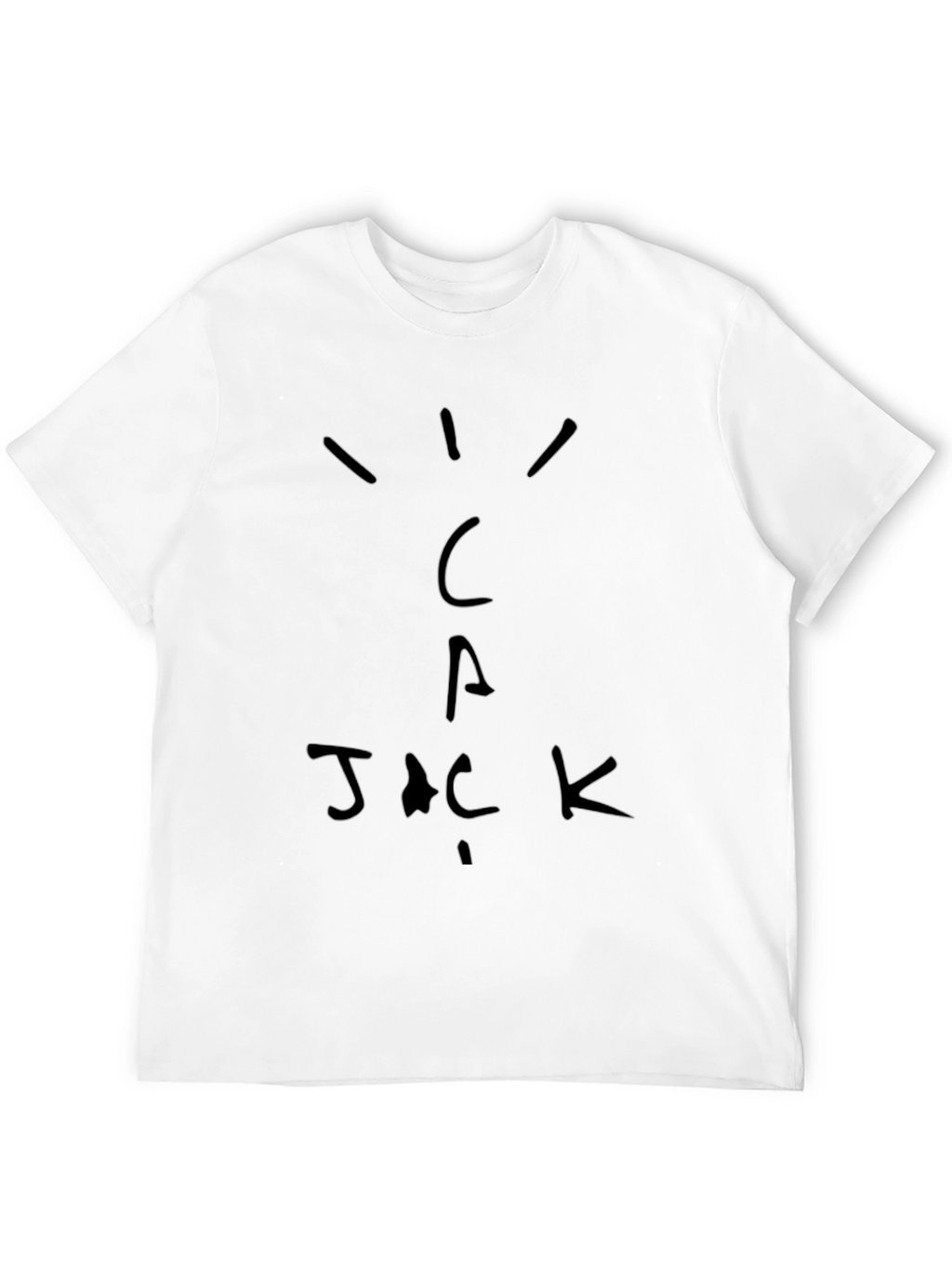 Cactus Jack T-Shirt - Black Cotton Graphic Tee
