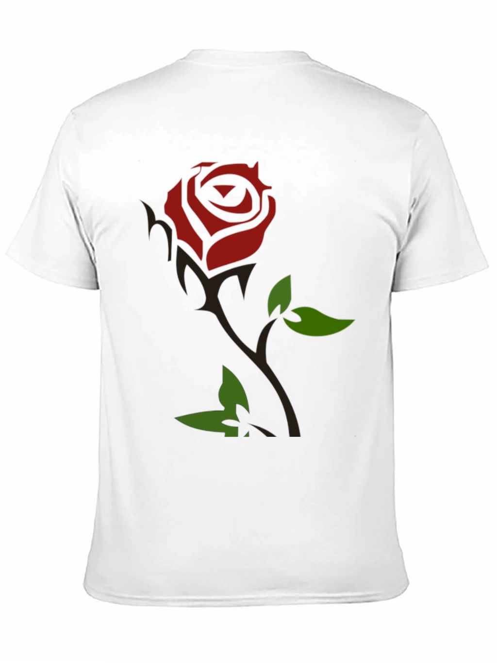 Rose Graphic T-Shirt - Black