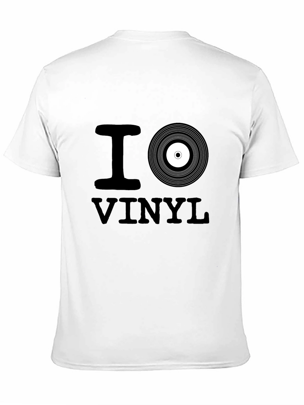 I Love Vinyl Black T-Shirt