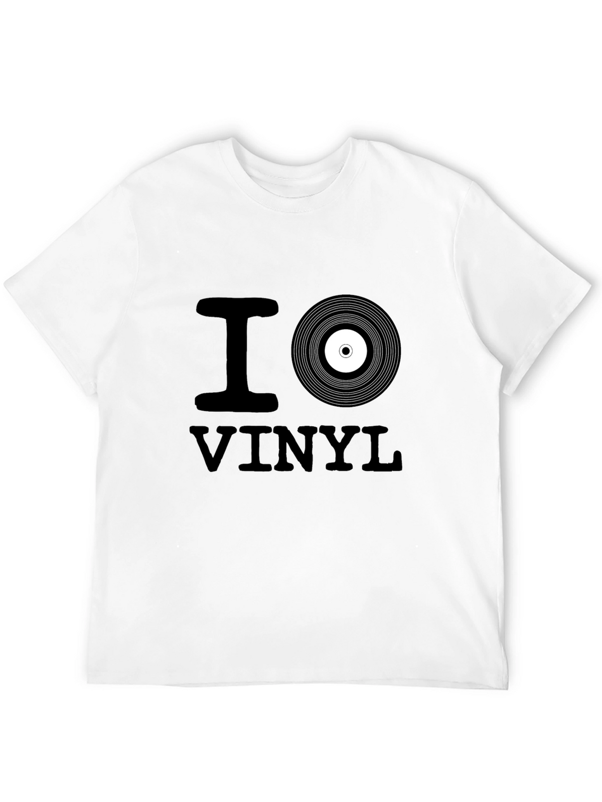 I Love Vinyl Black T-Shirt