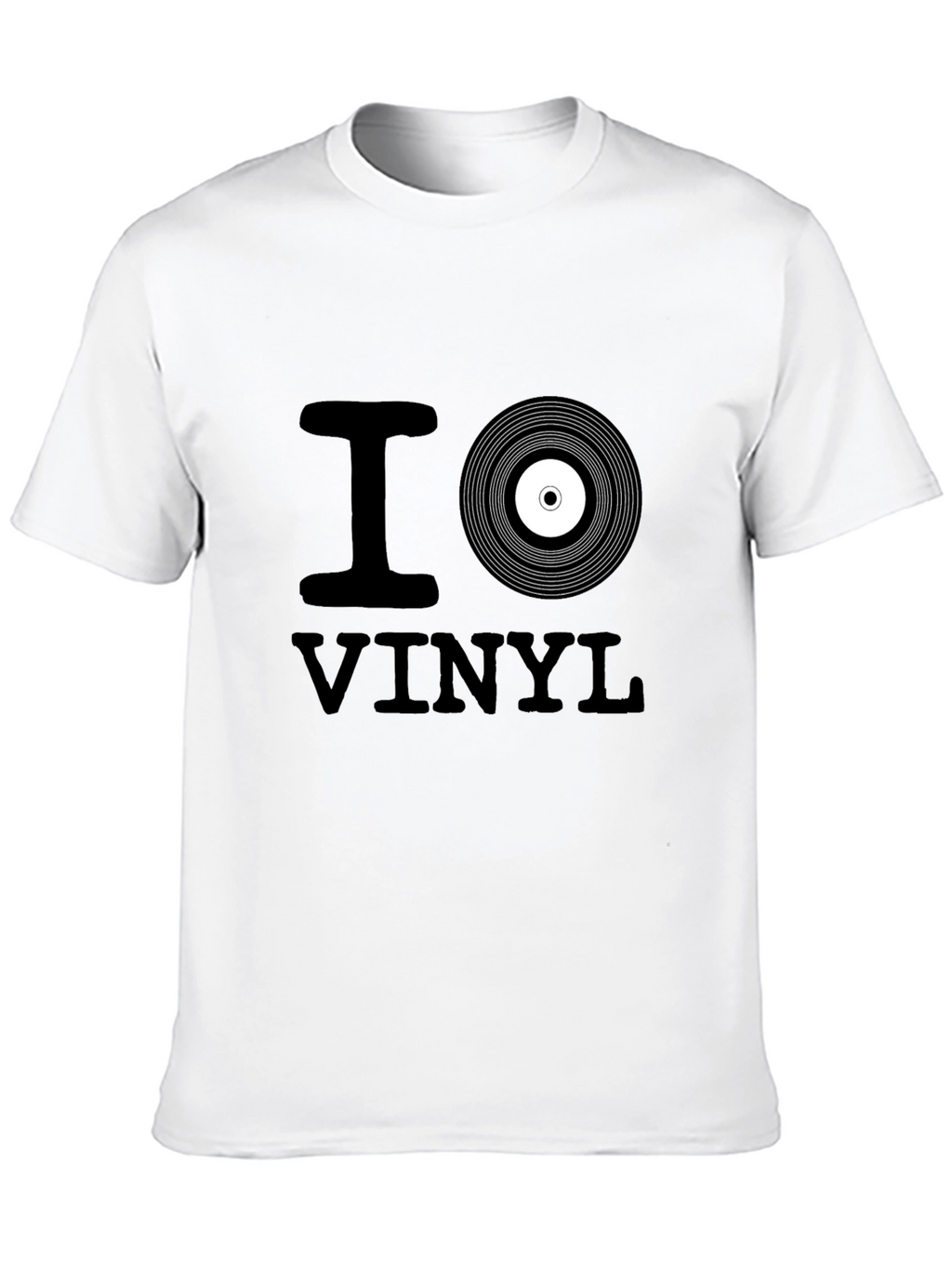I Love Vinyl Black T-Shirt