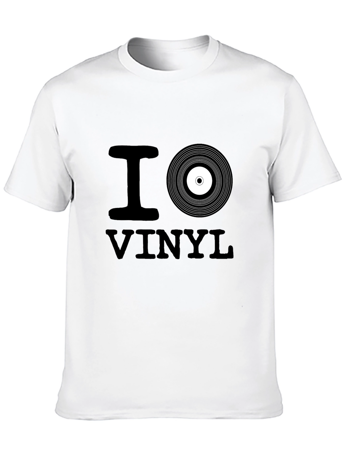 I Love Vinyl Black T-Shirt