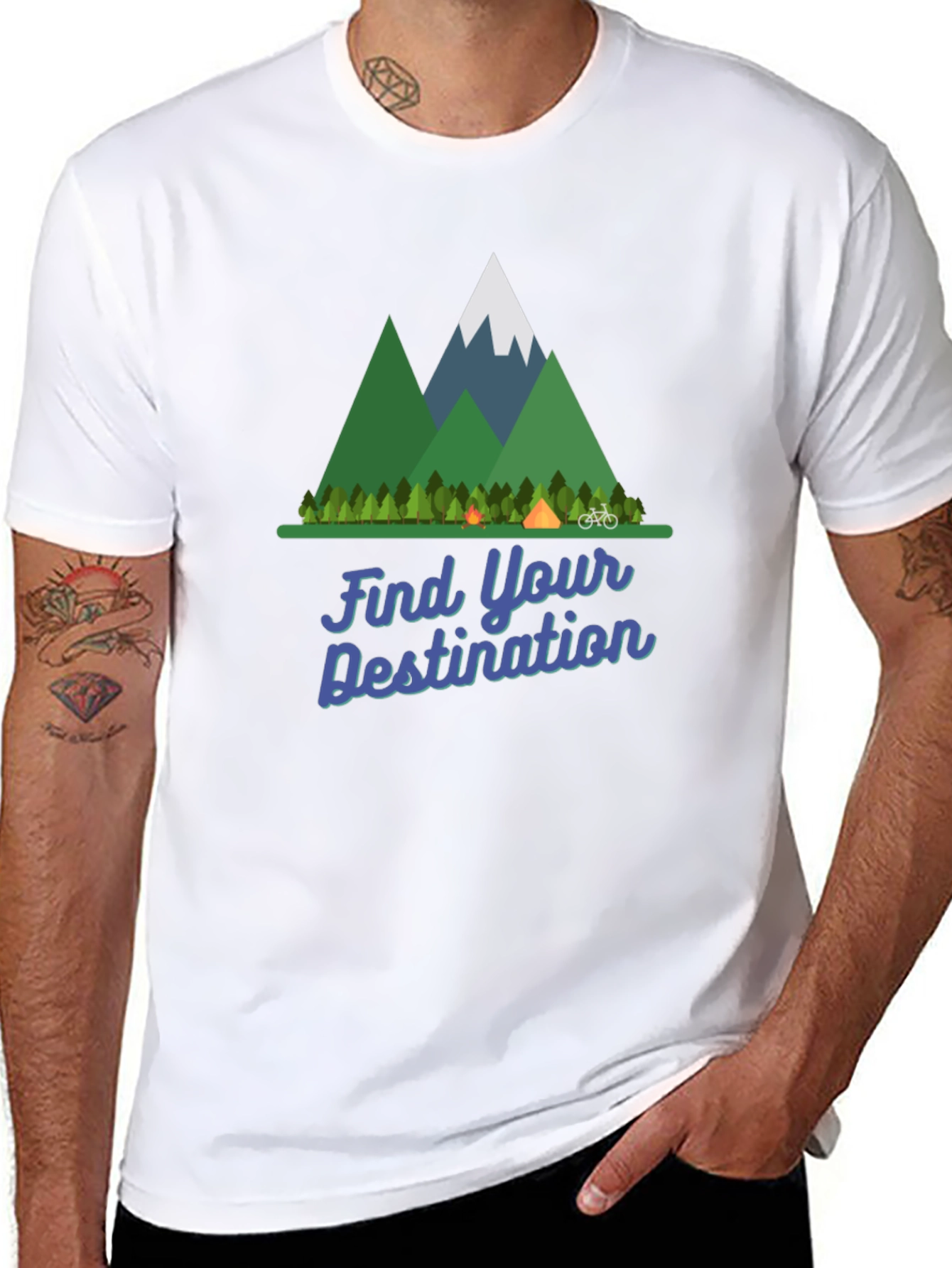 Find Your Destination Camping T-Shirt