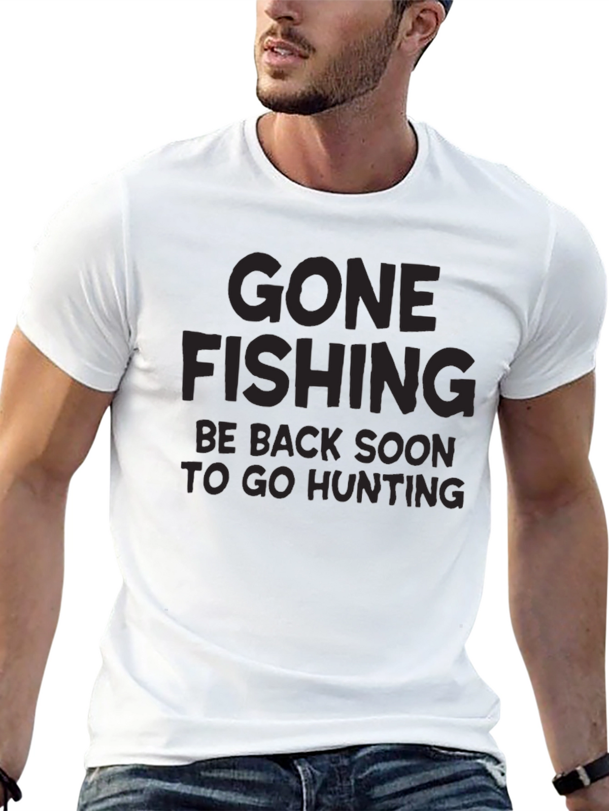 Gone Fishing T-Shirt - Hunting Trip Ready