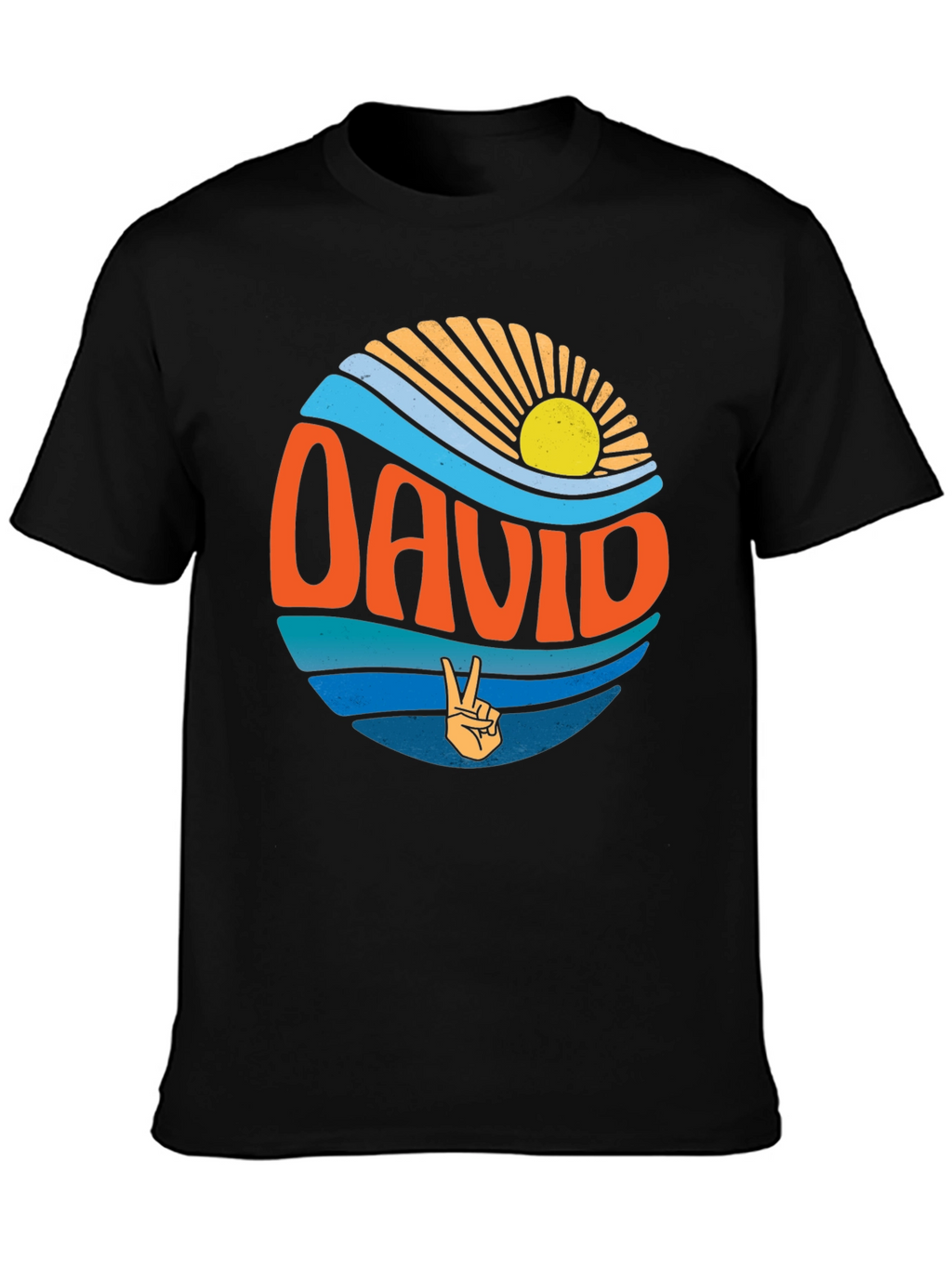 Retro David T-Shirt - Peace & Sunshine Design