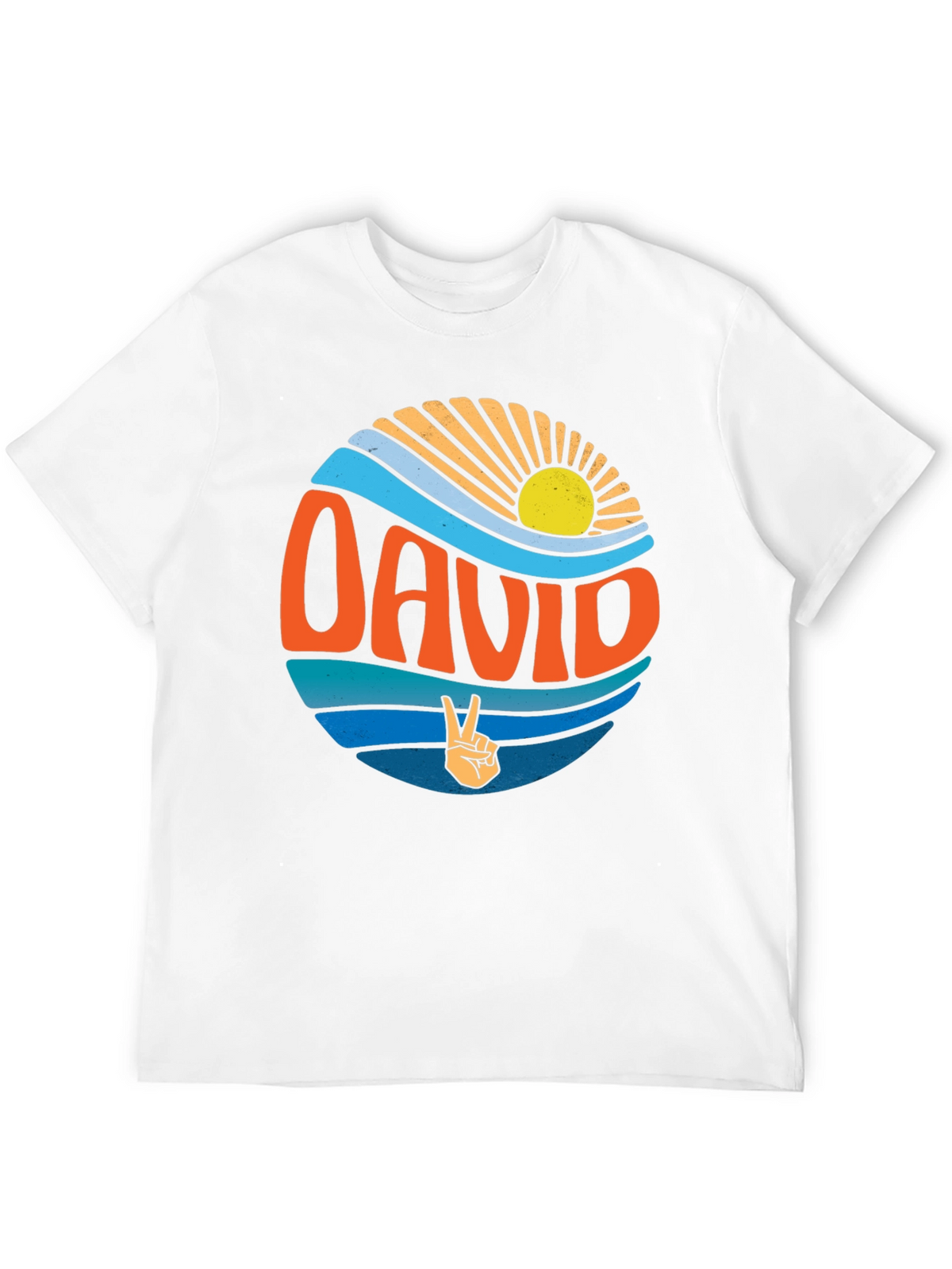 Retro David T-Shirt - Peace & Sunshine Design