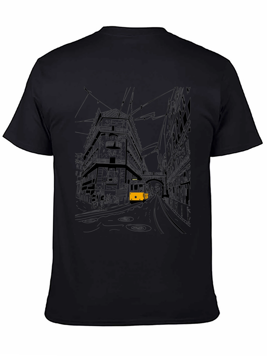 Urban Sketch Tee - Lisbon Tram