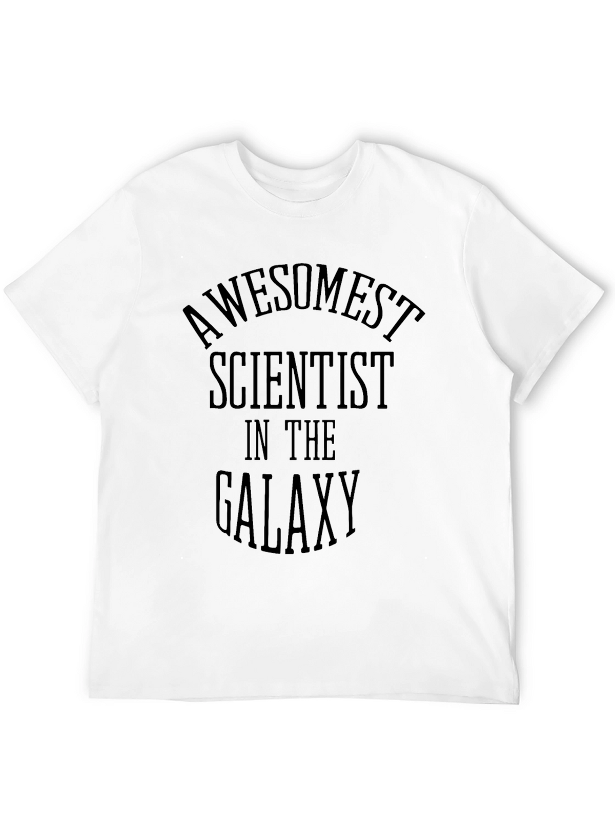 Awesomest Scientist in the Galaxy Black T-Shirt