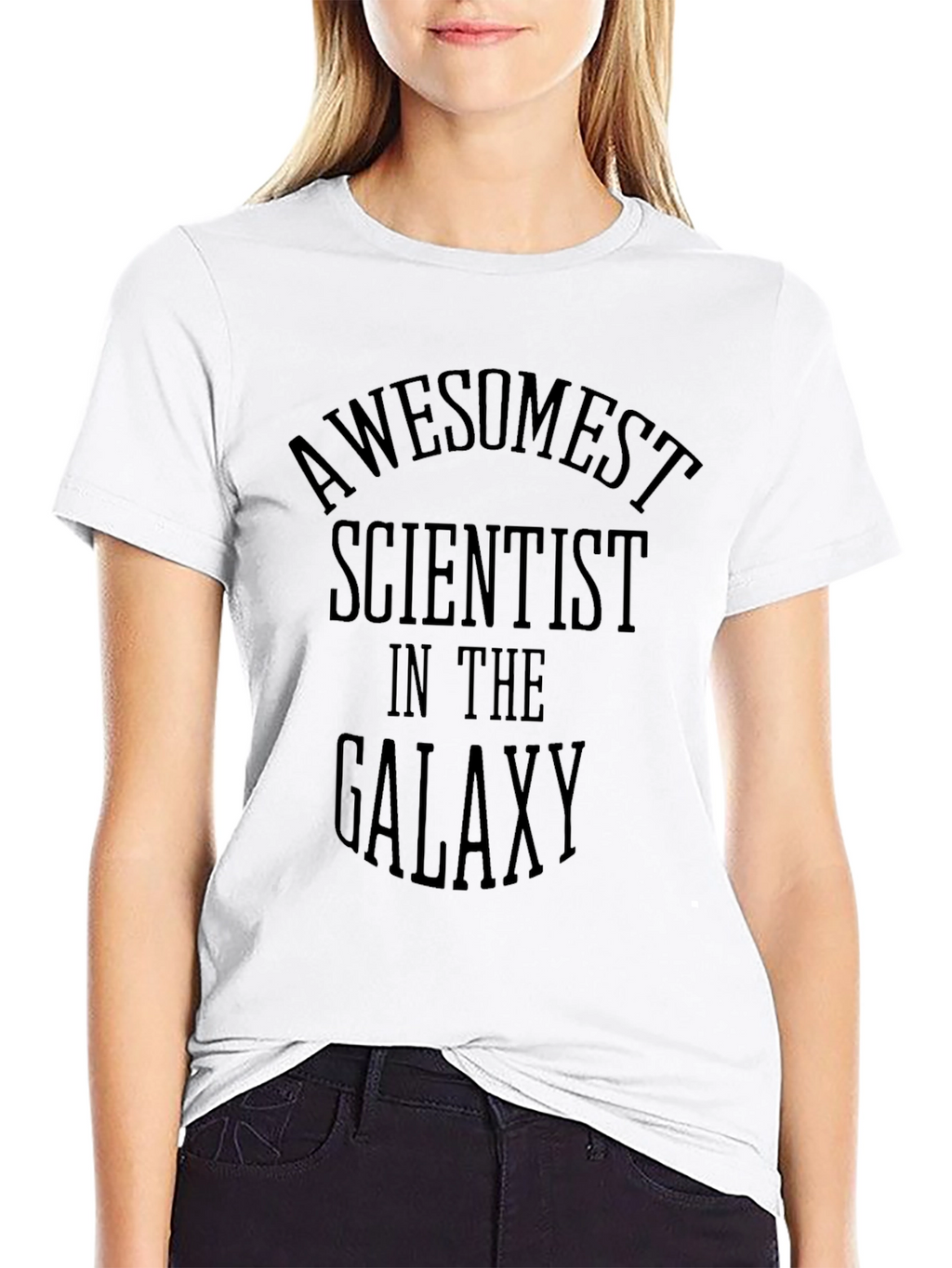 Awesomest Scientist in the Galaxy Black T-Shirt