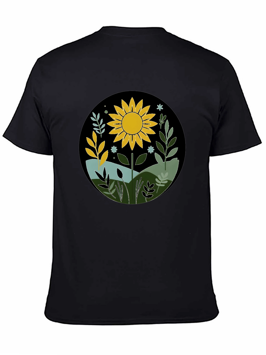 Sunflower Graphic Tee - Nature Inspired Design