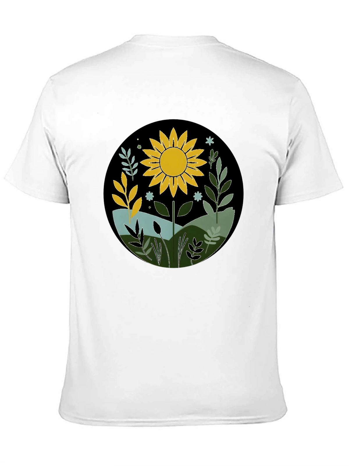 Sunflower Graphic Tee - Nature Inspired Design