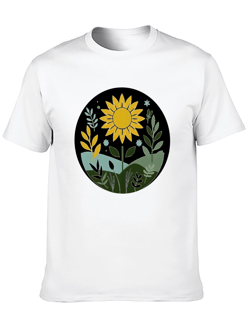 Sunflower Graphic Tee - Nature Inspired Design