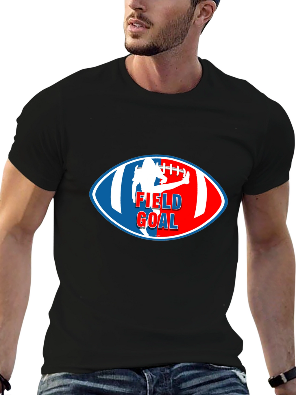 Field Goal Graphic T-Shirt - Football Fan Apparel