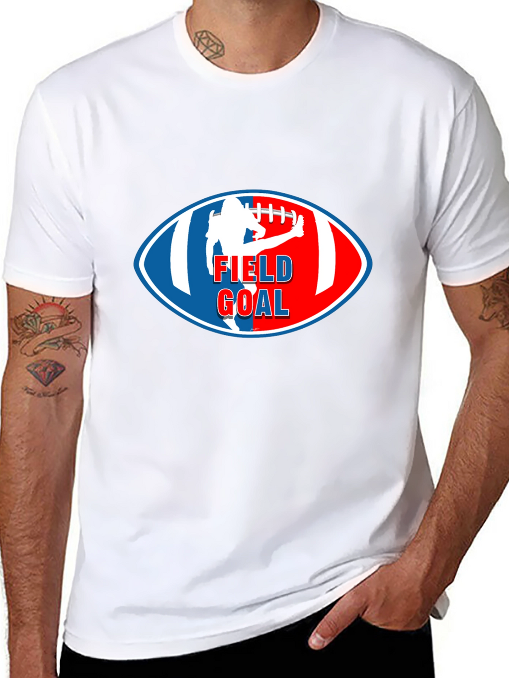 Field Goal Graphic T-Shirt - Football Fan Apparel