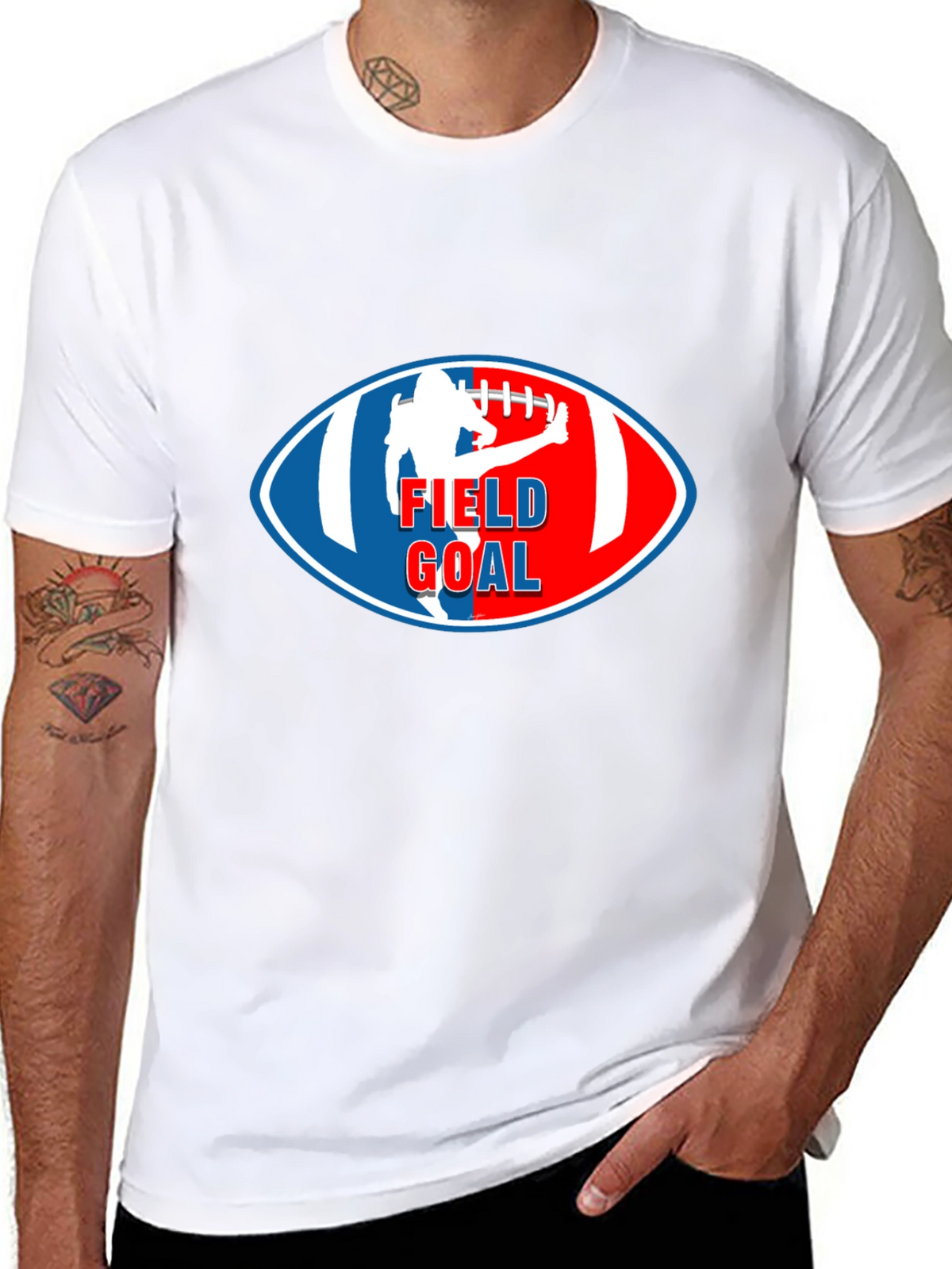 Field Goal Graphic T-Shirt - Football Fan Apparel