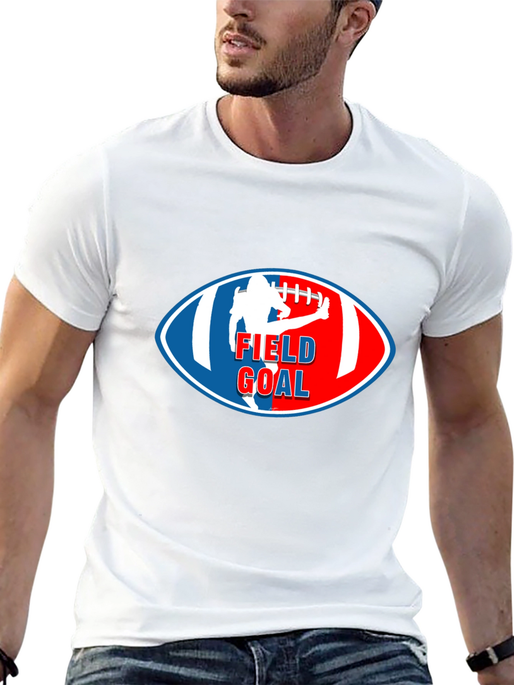 Field Goal Graphic T-Shirt - Football Fan Apparel