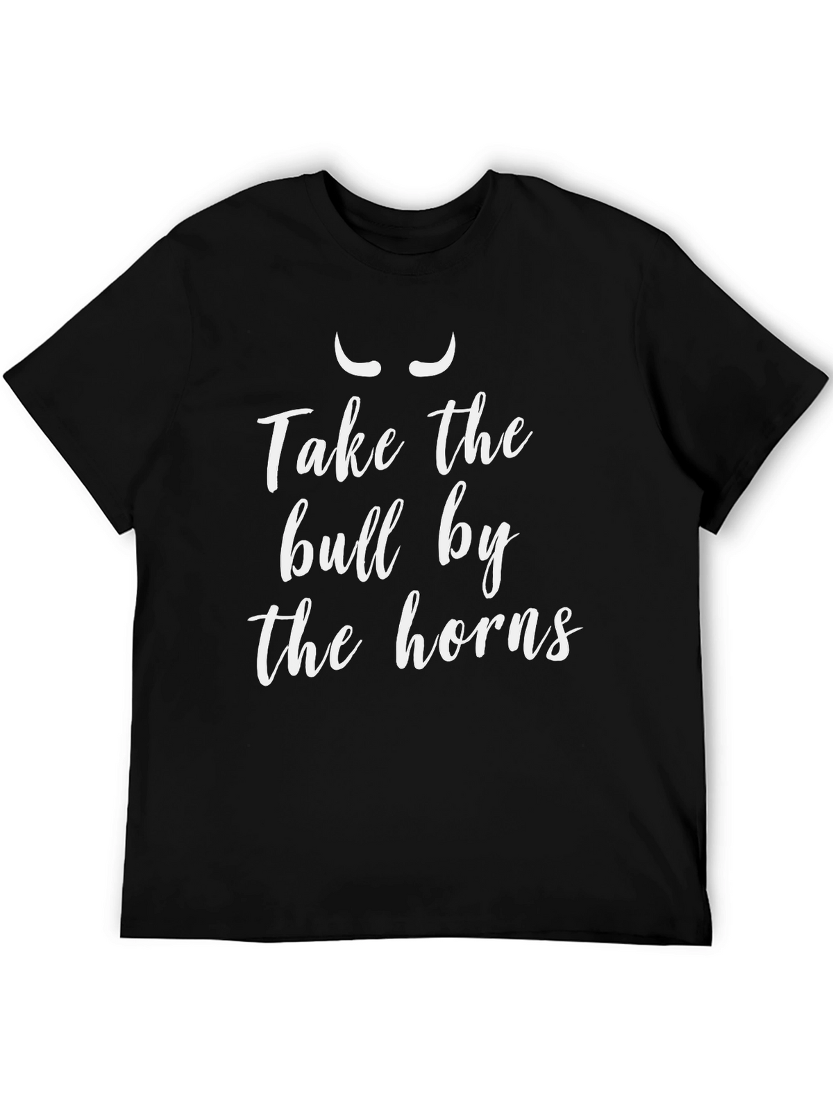 Take the Bull by the Horns Black T-Shirt