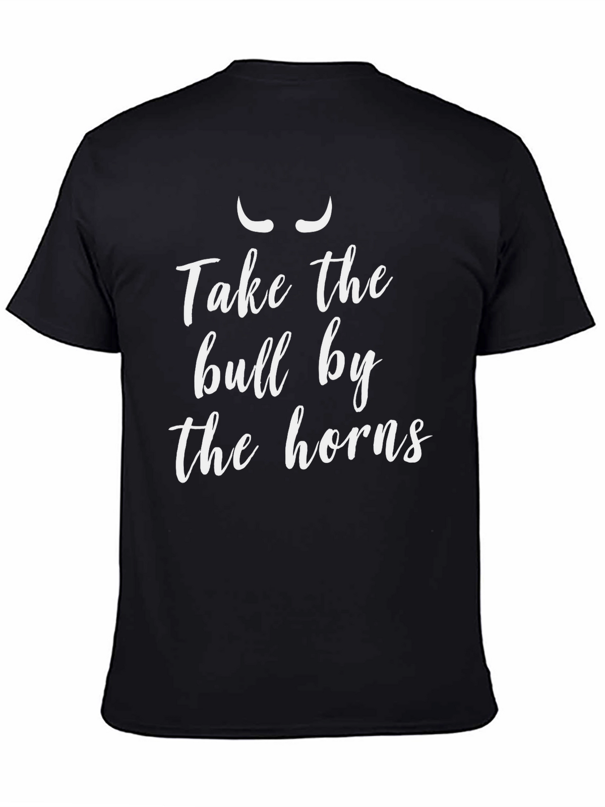 Take the Bull by the Horns Black T-Shirt
