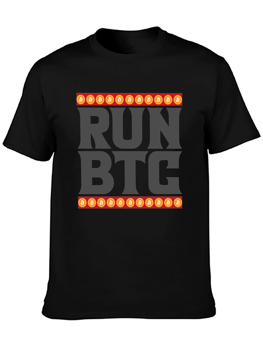 Run BTC Crypto T-Shirt
