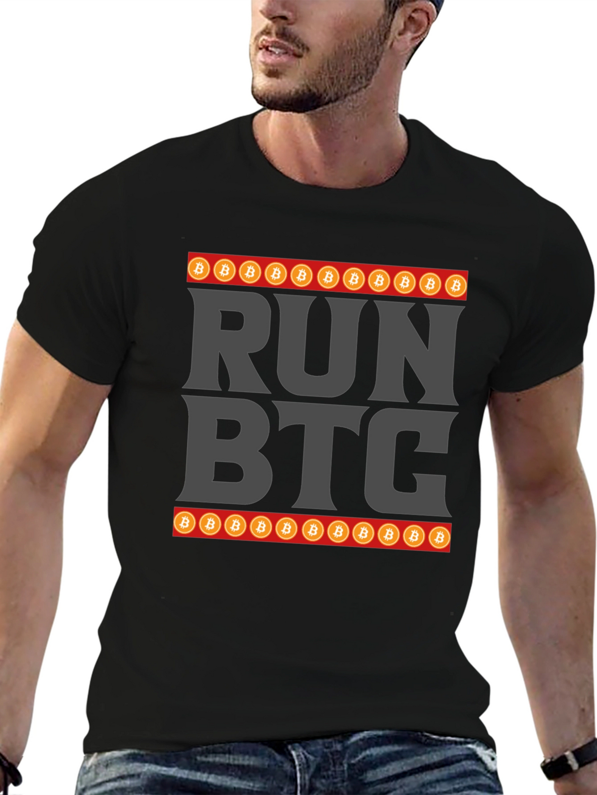 Run BTC Crypto T-Shirt