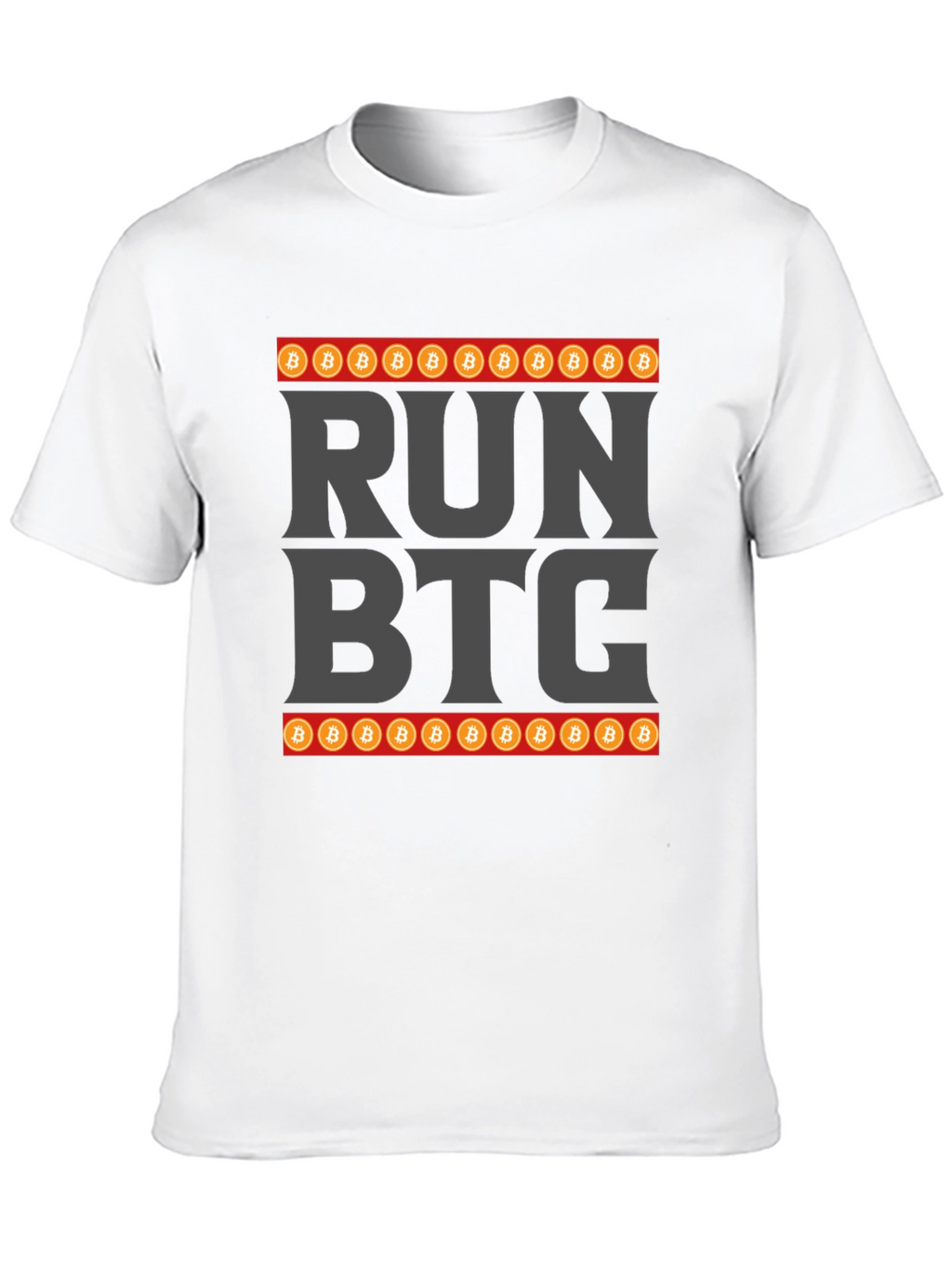 Run BTC Crypto T-Shirt