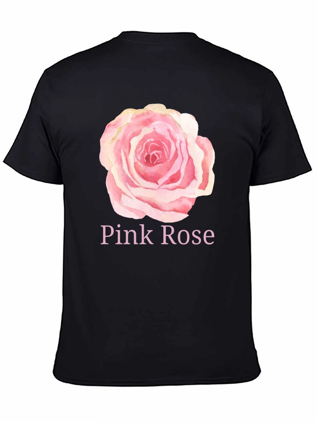 Pink Rose Graphic T-Shirt - Stylish Casual Wear