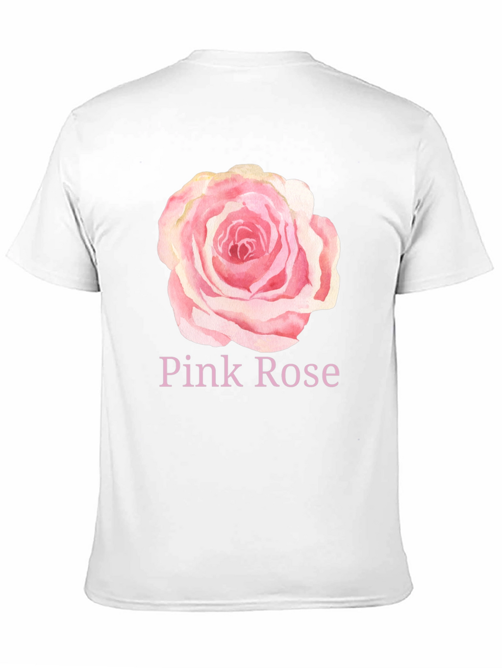 Pink Rose Graphic T-Shirt - Stylish Casual Wear