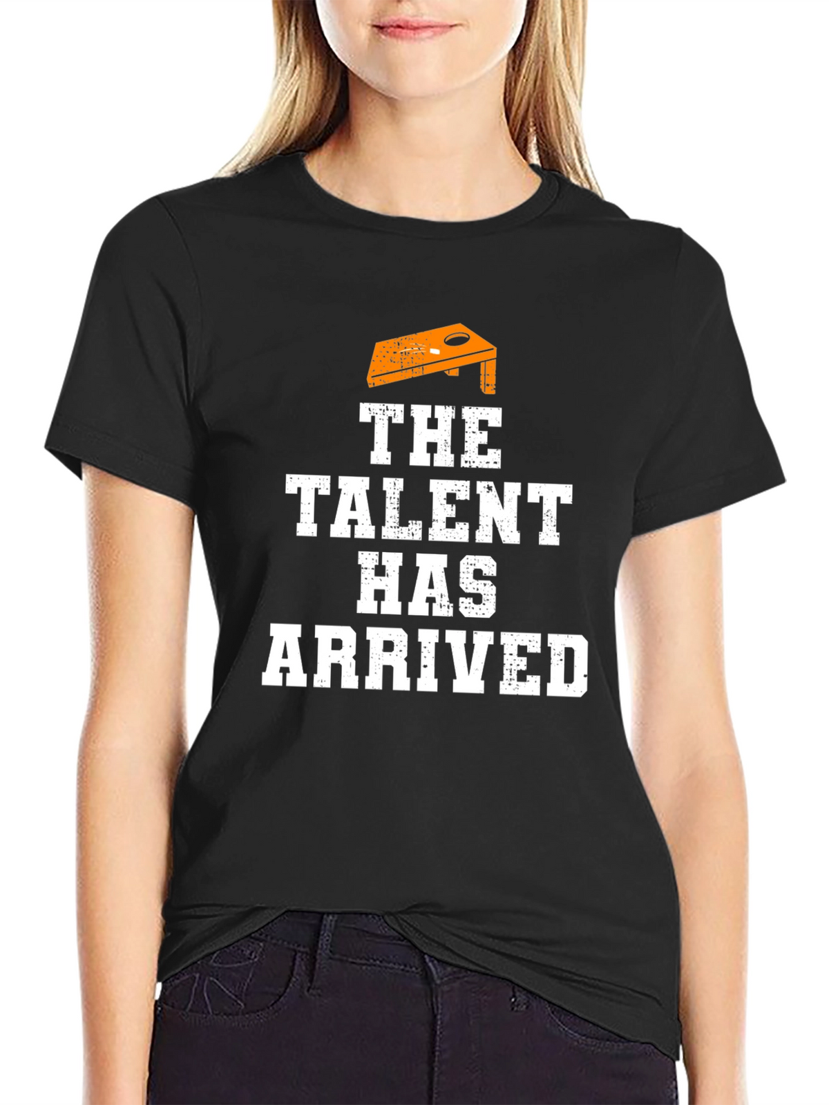 The Talent Has Arrived Black Graphic Tee