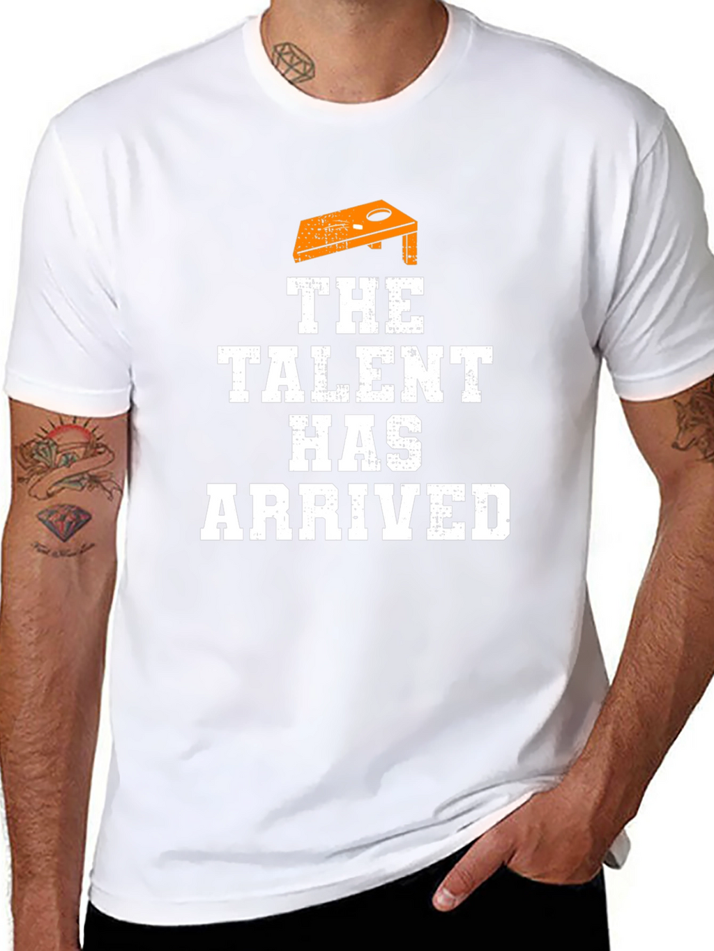 The Talent Has Arrived Black Graphic Tee