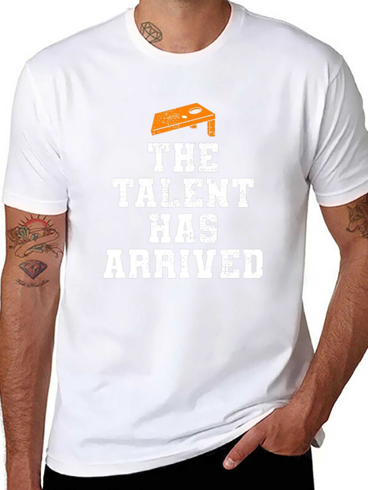 The Talent Has Arrived Black Graphic Tee