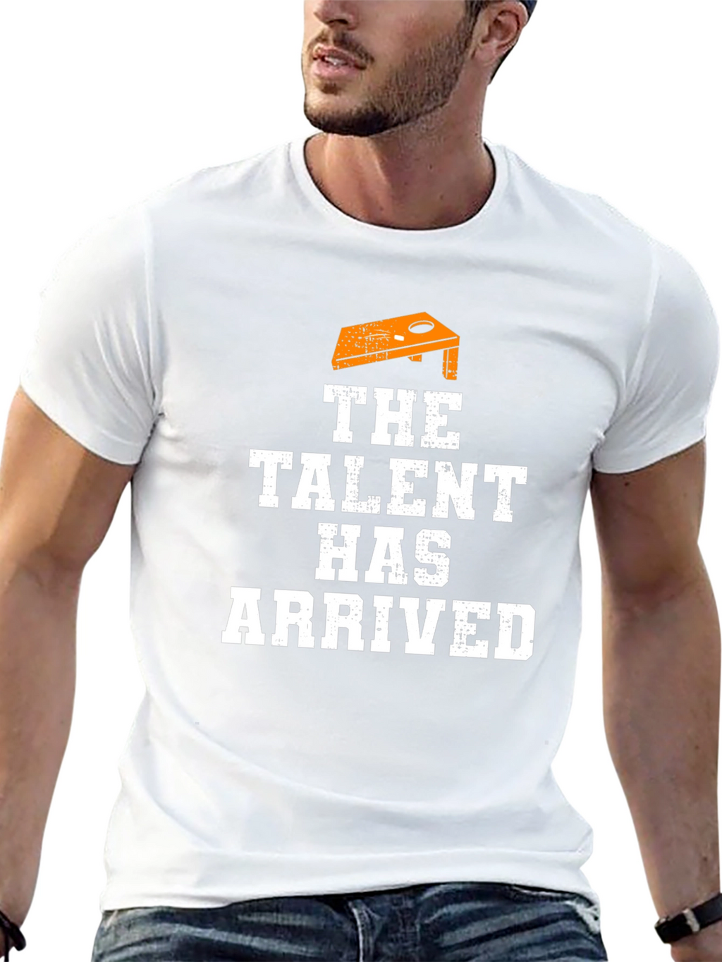 The Talent Has Arrived Black Graphic Tee