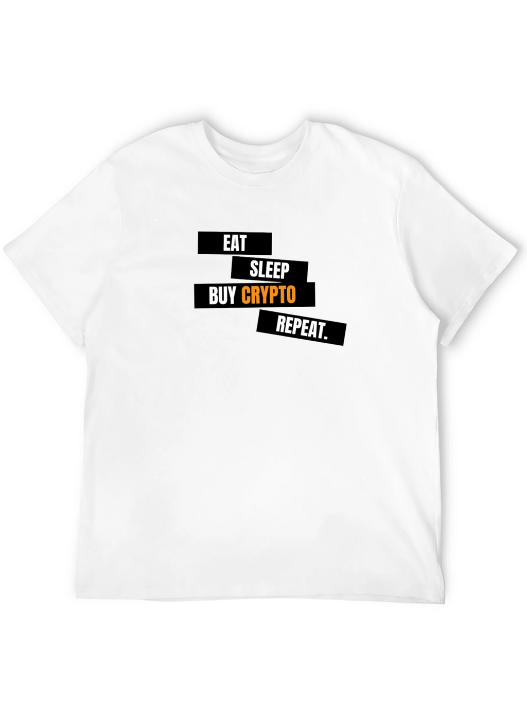 Eat Sleep Buy Crypto Repeat Black T-Shirt