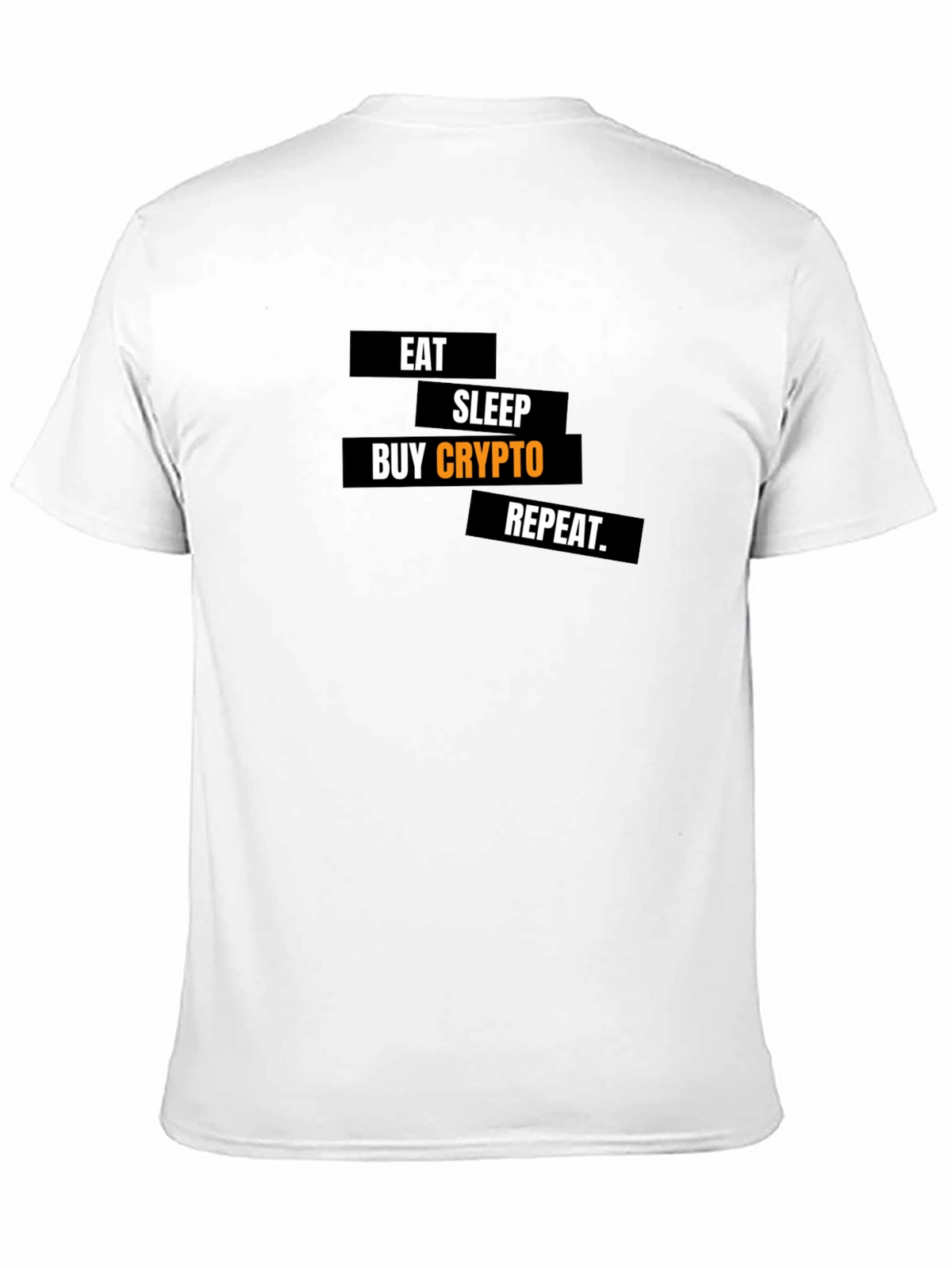 Eat Sleep Buy Crypto Repeat Black T-Shirt