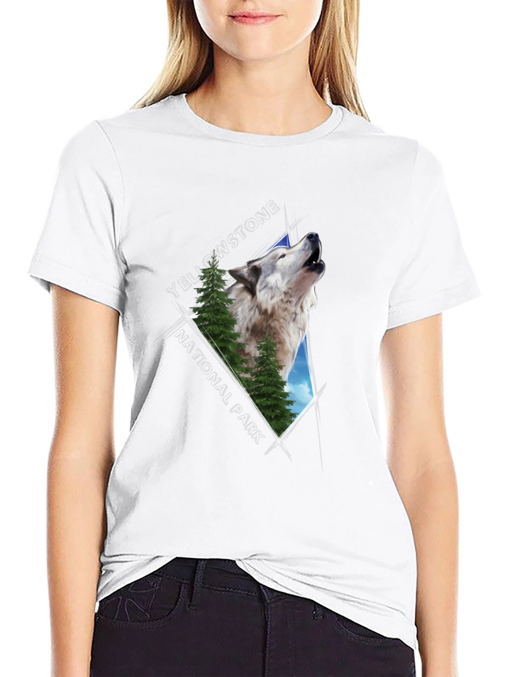 Yellowstone Wolf Graphic Tee