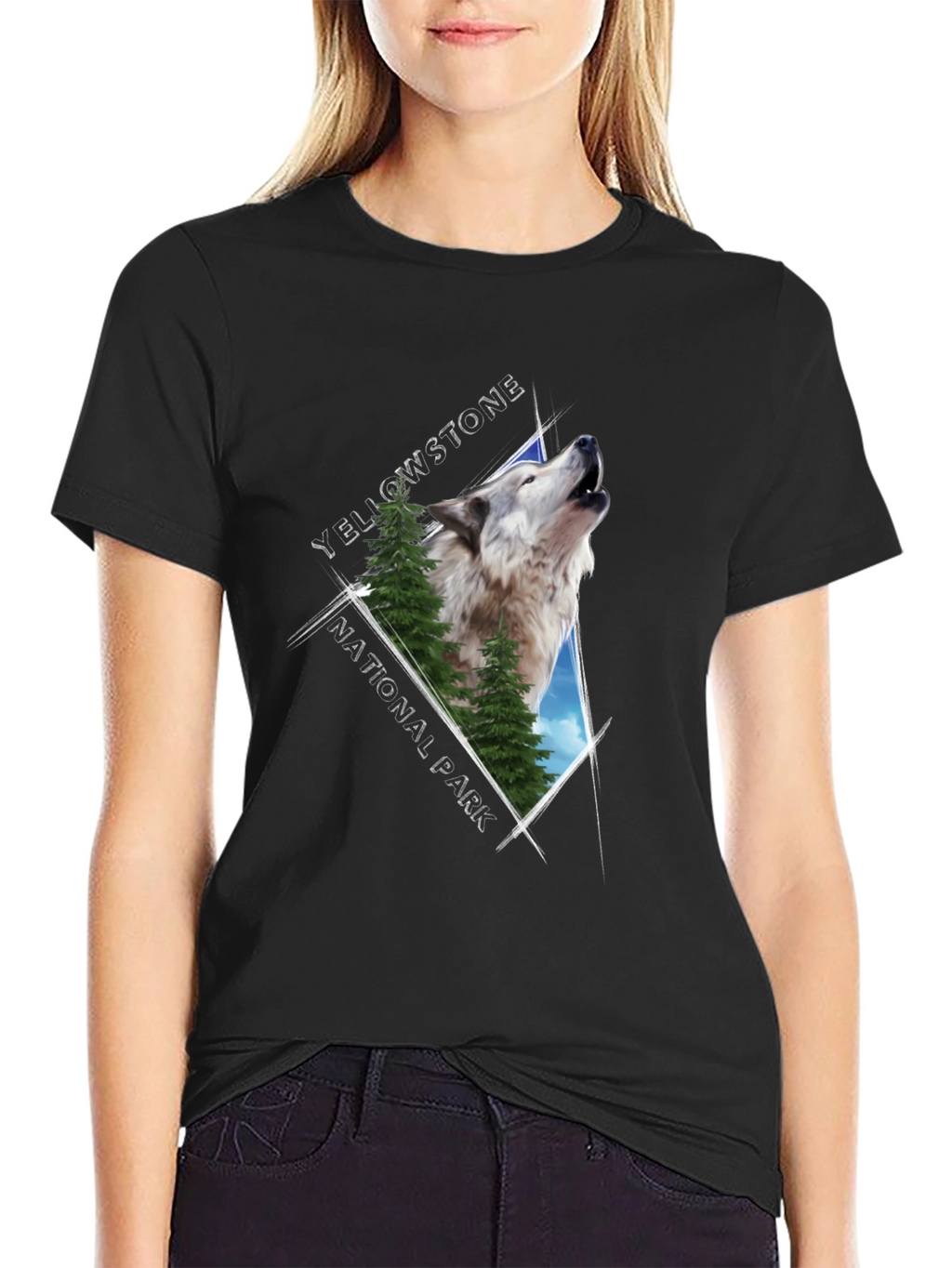 Yellowstone Wolf Graphic Tee