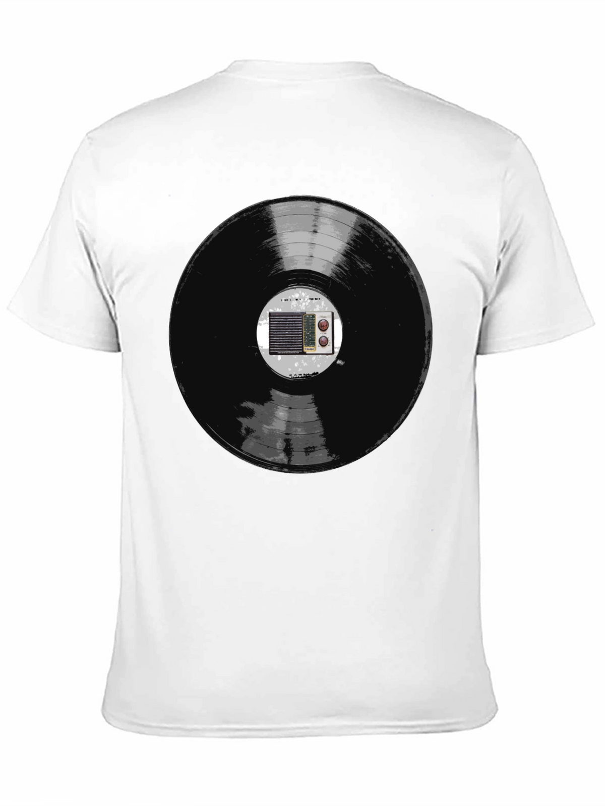 Retro Vinyl Record Radio Graphic Tee