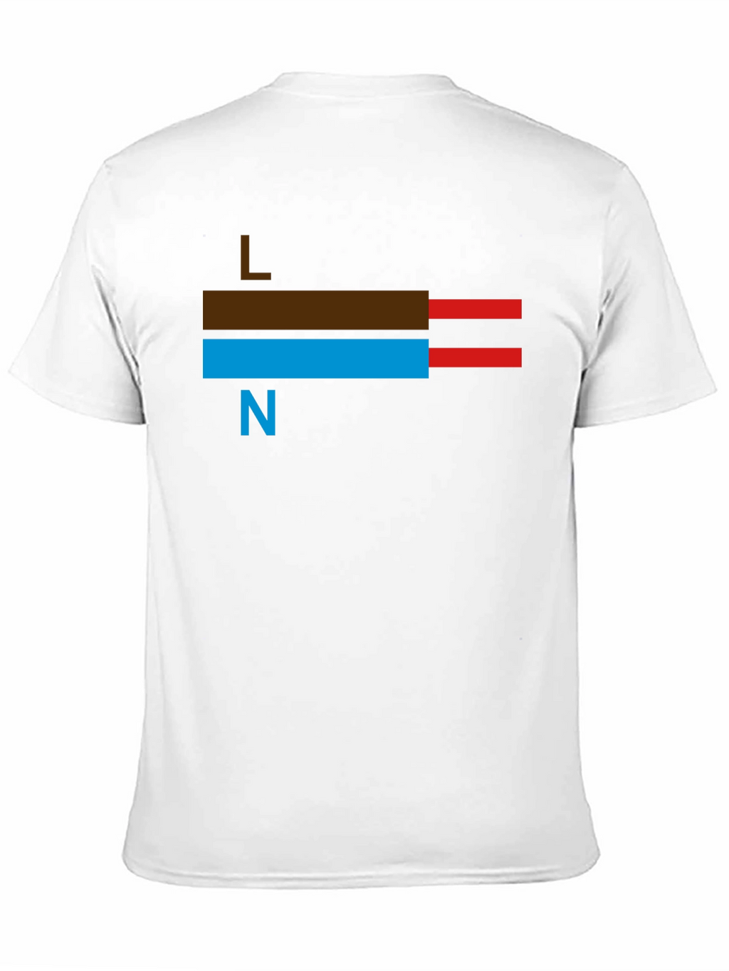 Electrical Wire T-Shirt: Live Neutral Design