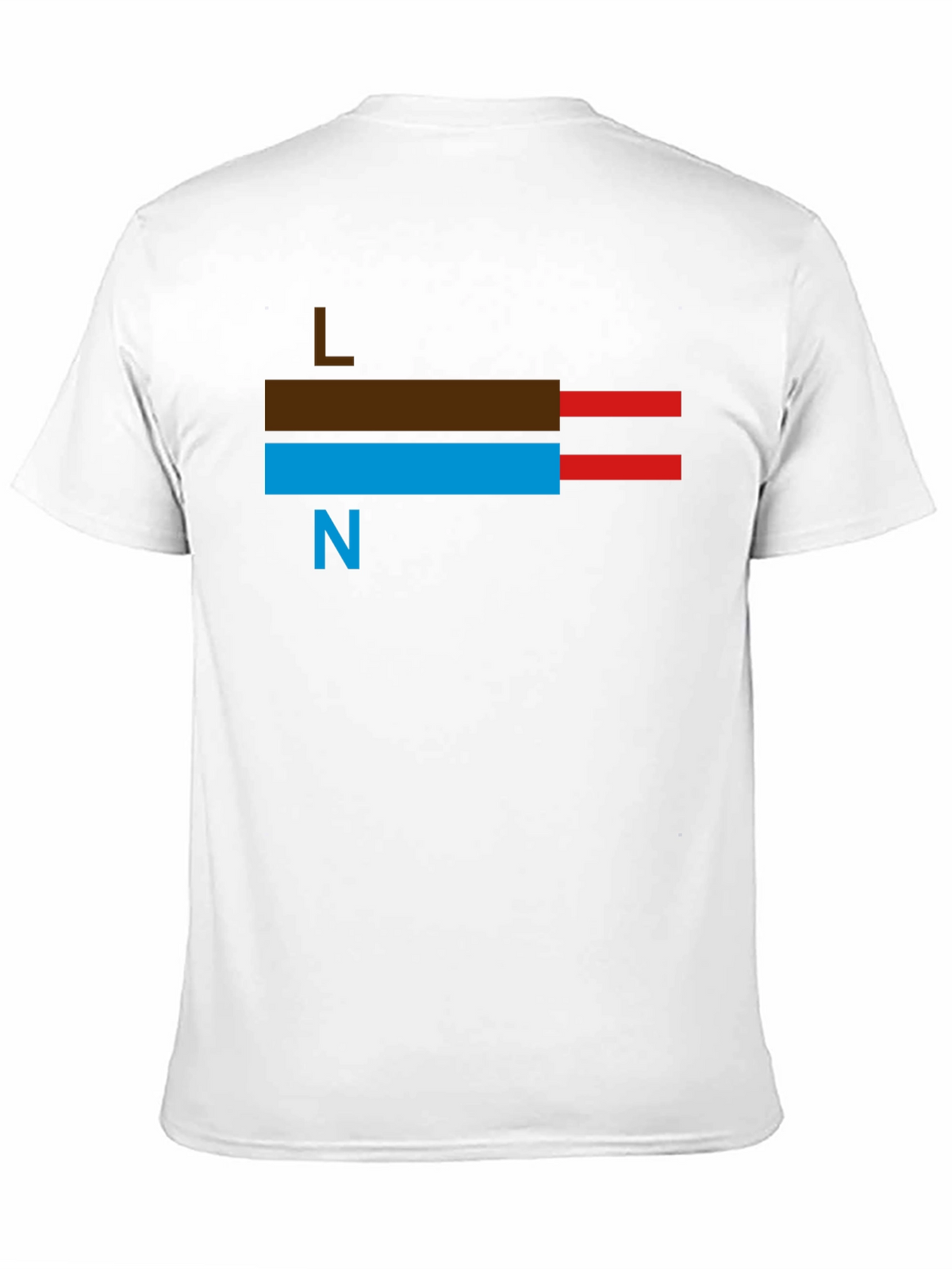 Electrical Wire T-Shirt: Live Neutral Design