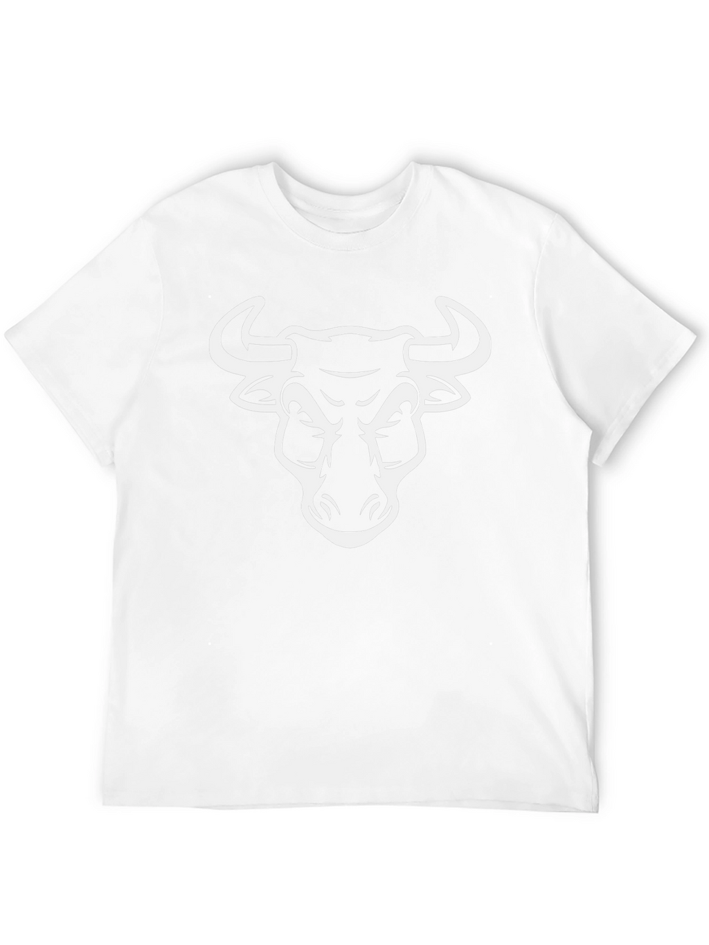 Bold Bull Graphic Tee - Black Cotton T-Shirt