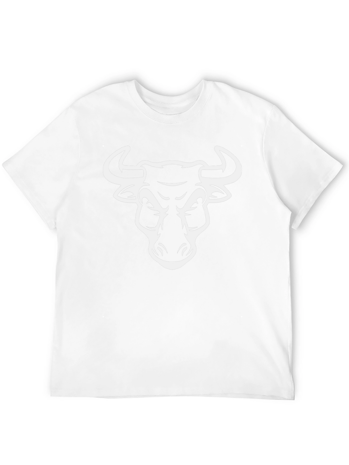 Bold Bull Graphic Tee - Black Cotton T-Shirt