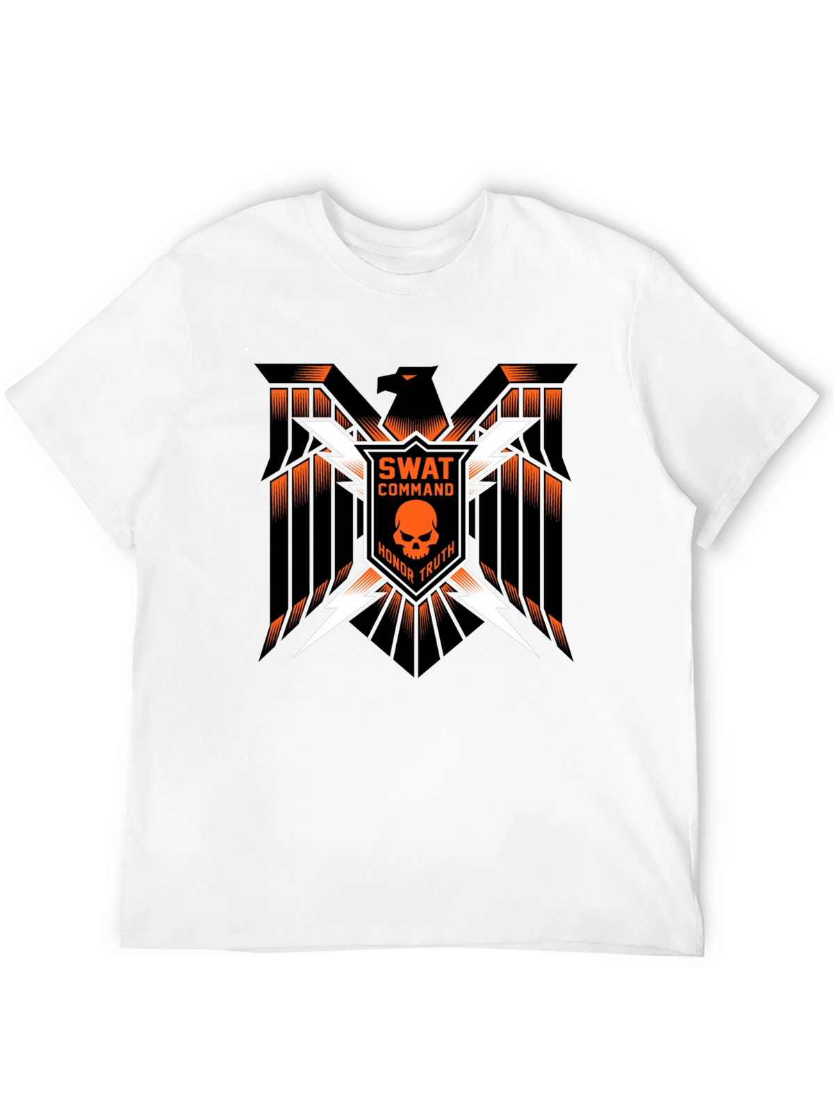 SWAT Command Skull Graphic Tee