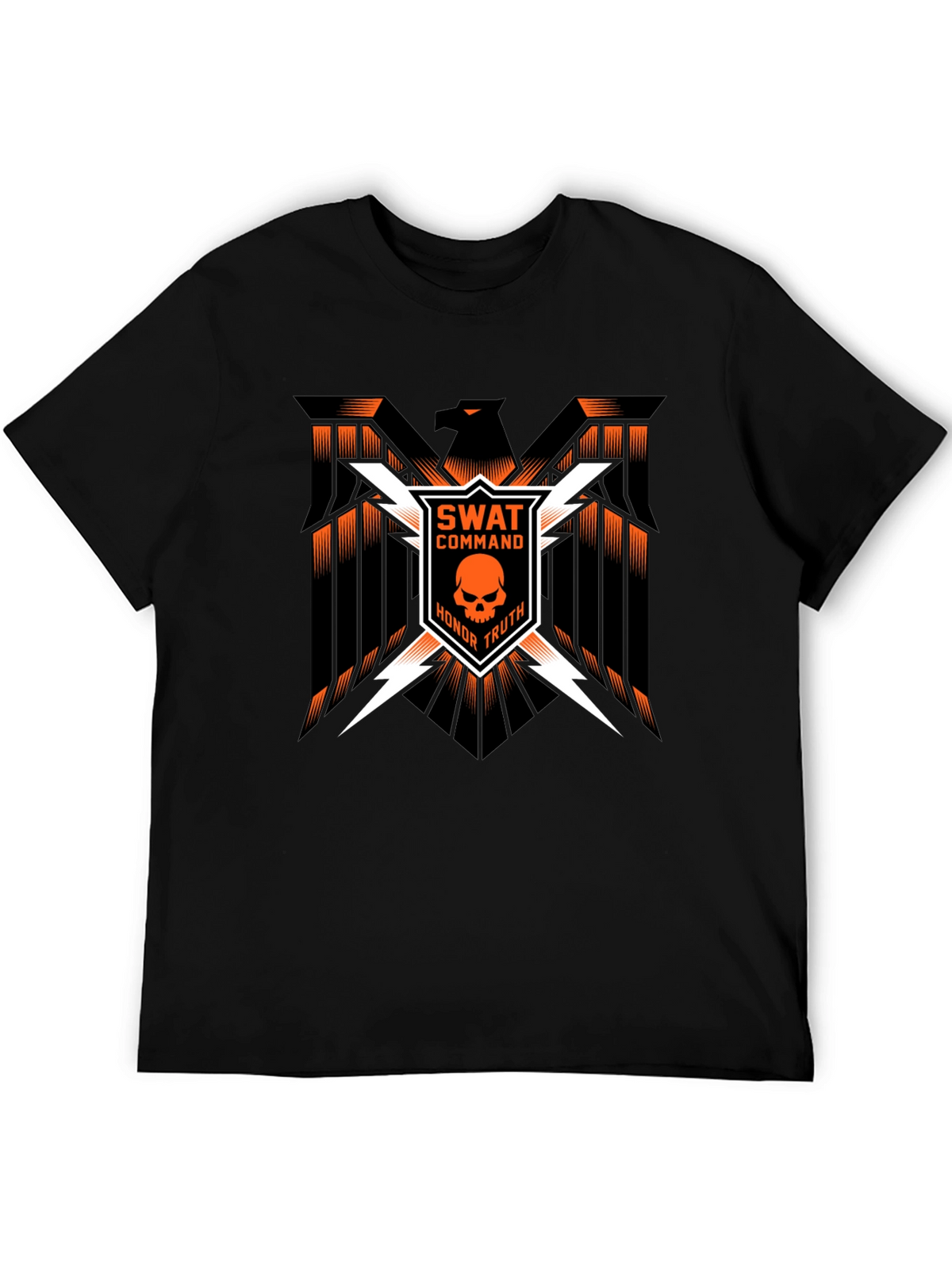 SWAT Command Skull Graphic Tee