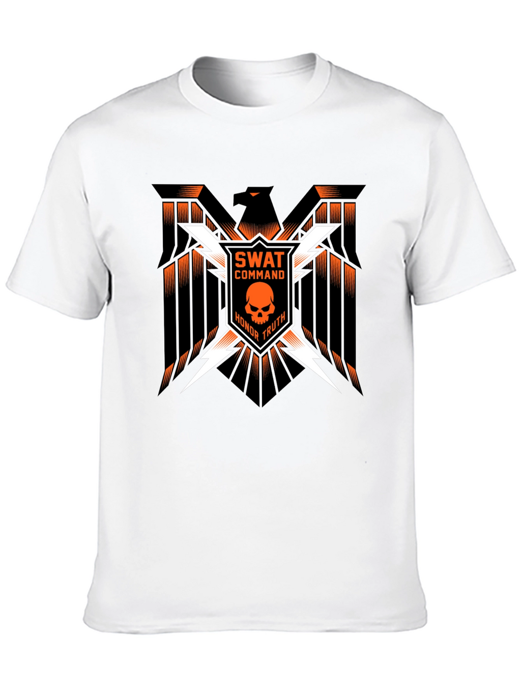SWAT Command Skull Graphic Tee