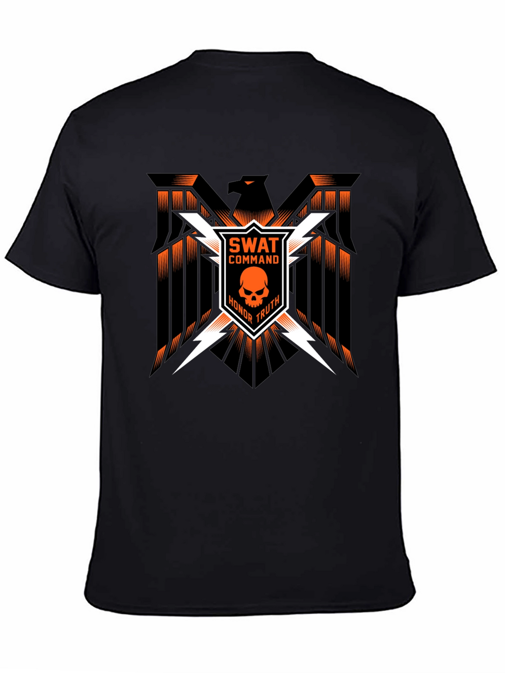 SWAT Command Skull Graphic Tee