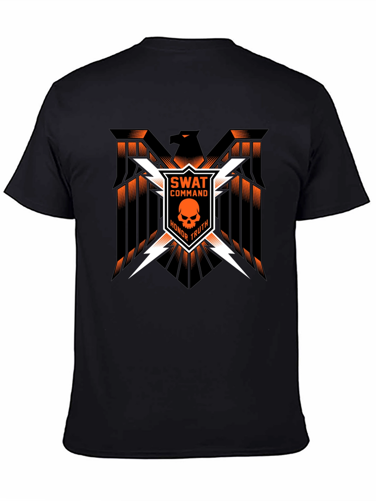 SWAT Command Skull Graphic Tee